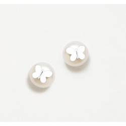 PENDIENTES PERLA CON MARIPOSA AGATHA RUIZ DE LA PRADA