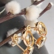 PENDIENTES ORO TOPACIOS