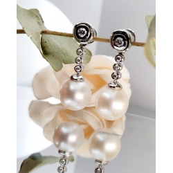 PENDIENTES BRILLANTES Y AUSTRALIANA