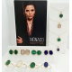PENDIENTES ORO 18 KT. MALAQUITA
