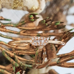 SORTIJA ORO 18 kt DIAMANTES