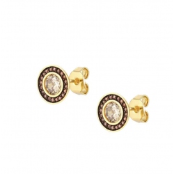 PENDIENTES AUREA CON CUBIC ZIRCONIA