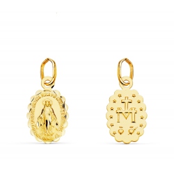 MEDALLA ORO 18 KT. MILAGROSA