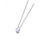COLGANTE ORO BLANCO DIAMANTE 0.10 CT.