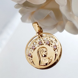 MEDALLA ORO 18 KT. VIRGEN NIÑA
