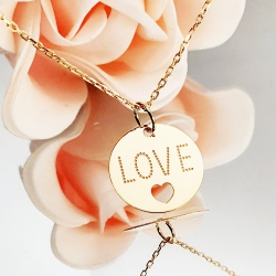 COLGANTE LOVE ORO 18 KT.