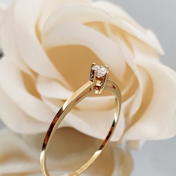 SORTIJA ORO 18K. BRILLANTE