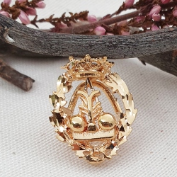 INSIGNIA PROFESION CIENCIAS FÍSICAS ORO 18 KT