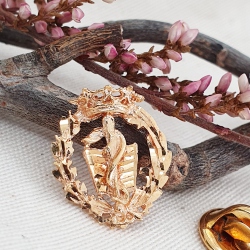 INSIGNIA PROFESION MEDICINA ORO 18 KT
