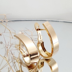 PENDIENTES ORO 18 KT. TIPO AROS PLANOS