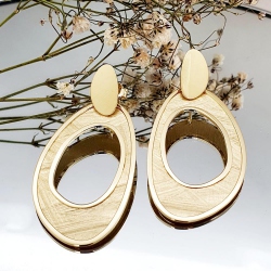 PENDIENTES PLATA BAÑO EN ORO 18 KT.