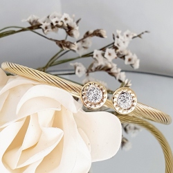 PULSERA ACERO Y ORO