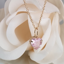 COLGANTE ORO ROSA DE FRANCIA