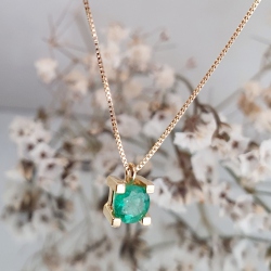 GARGANTILLA ORO ESMERALDA