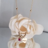 GARGANTILLA ORO 18 KT. RUBÍ