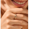 ANILLO LE CARRÉ GALLON 18 KT.