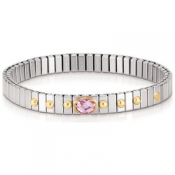 PULSERA NOMINATION ACERO Y ORO