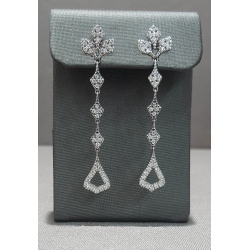 PENDIENTES ORO BLANCO