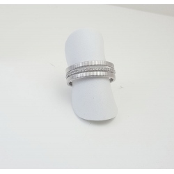 SORTIJA PLATA Y CIRCONITAS