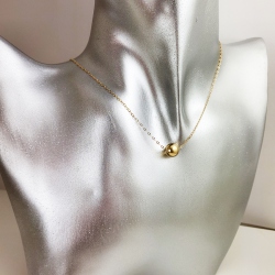 GARGANTILLA ORO BOLA LISA