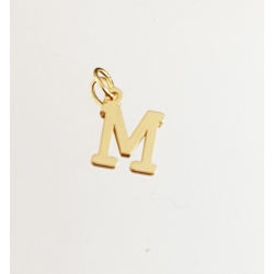 COLGANTE ORO LETRA M