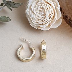 AROS DE ORO 18 KT. PLANOS