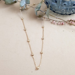 CADENA DE ORO BOLITAS