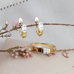 PENDIENTES ORO 18 KT. COMUNIÓN