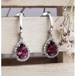 PENDIENTES ORO BLANCO