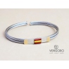 PULSERA NOMINATION CORAZON EN ORO Y CORAL