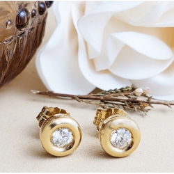 PENDIENTES BRILLANTES 0.56 CT.