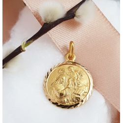 MEDALLA ORO VIRGEN SANTA ROSA DE LIMA