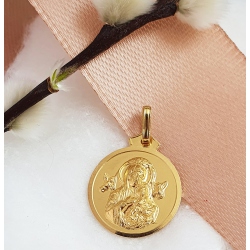 MEDALLA ORO VIRGEN PERPETUO SOCORRO