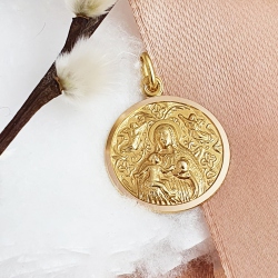 MEDALLA ORO VIRGEN DE CINTA