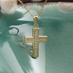 CRUZ ORO PIEDRAS