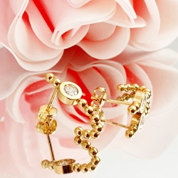 PENDIENTES ORO 18 KT.