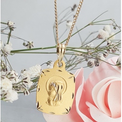 MEDALLA ORO VIRGEN NIÑA