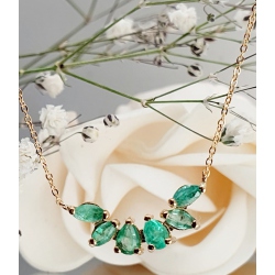 GARGANTILLA ORO ESMERALDAS LE CARRÉ