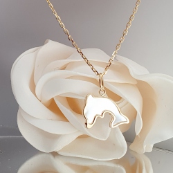 COLGANTE ORO 18 KT. SILUETA DELFIN