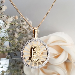 MEDALLA ORO VIRGEN NIÑA