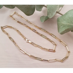 COLLAR ORO 18 KT. ESLABON ALARGADO