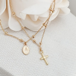 GARGANTILLA ORO BOLITAS, MILAGROSA