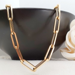 COLLAR ORO ESLABONES ALARGADOS