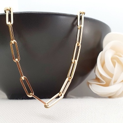 COLLAR ORO ESLABONES ALARGADOS