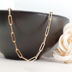 COLLAR ORO ESLABONES ALARGADOS