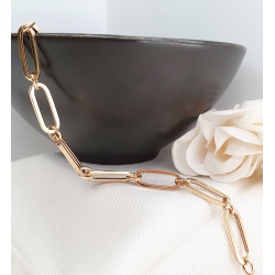 PULSERA ORO 18 KT. ESLABONES ALARGADOS