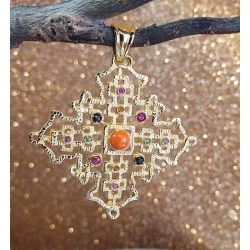 CRUZ ORO 18 KT. FILIGRANA