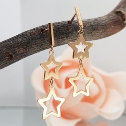 PENDIENTES ORO 18 KT. ESTRELLAS