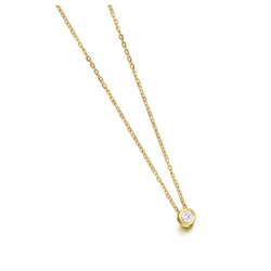 COLGANTE ORO DIAMANTE CHATÓN