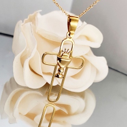 CRUZ ORO 18 KT. COMUNIÓN